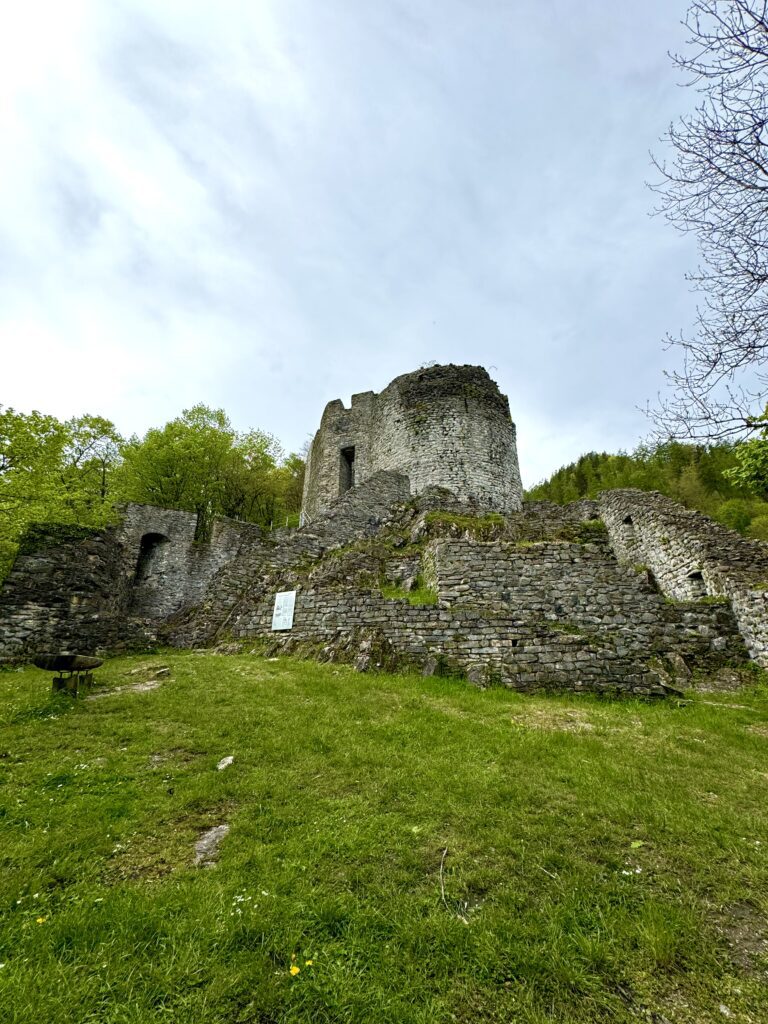 Unspunnen Castle ruins on Interlaken E-bike Tour