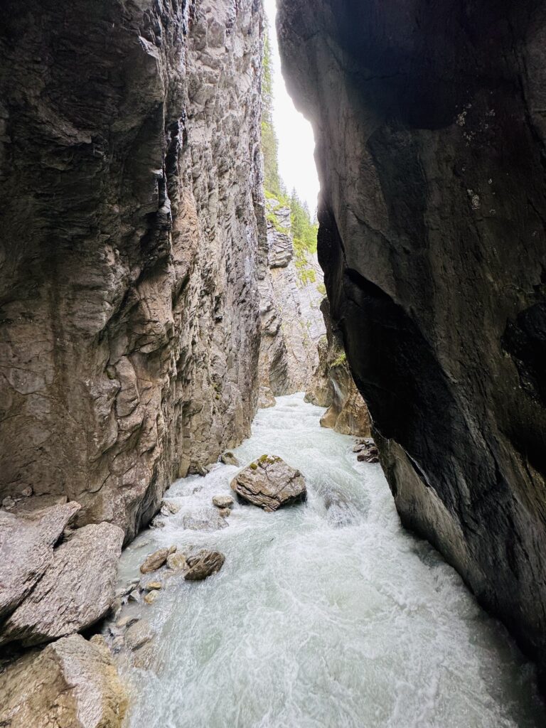 Rosenlaui Glacier Gorge seen on the E-bike Tour from Interlaken
